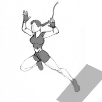 Tomb Raider Legend Fluid Movement Sketches