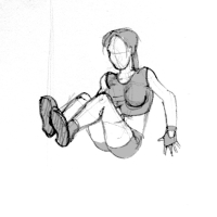 Tomb Raider Legend Fluid Movement Sketches