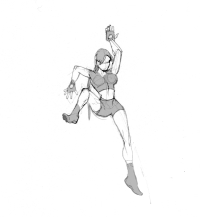 Tomb Raider Legend Fluid Movement Sketches