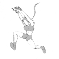 Tomb Raider Legend Fluid Movement Sketches