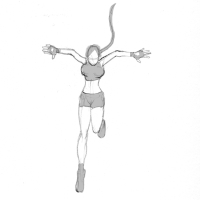 Tomb Raider Legend Fluid Movement Sketches