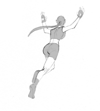 Tomb Raider Legend Fluid Movement Sketches