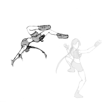 Tomb Raider Legend Fluid Movement Sketches