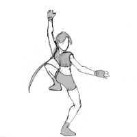 Tomb Raider Legend Fluid Movement Sketches