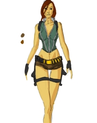 Tomb Raider Legend Outfit Exploration Sketches