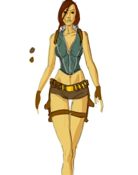 Tomb Raider Legend Outfit Exploration Sketches