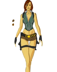 Tomb Raider Legend Outfit Exploration Sketches