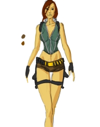 Tomb Raider Legend Outfit Exploration Sketches