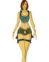 Tomb Raider Legend Outfit Exploration Sketches