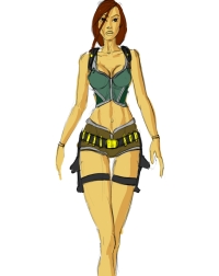 Tomb Raider Legend Outfit Exploration Sketches