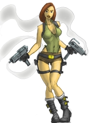 Tomb Raider Legend Outfit Exploration Sketches