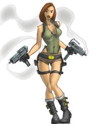 Tomb Raider Legend Outfit Exploration Sketches