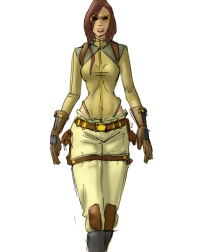 Tomb Raider Legend Outfit Exploration Sketches