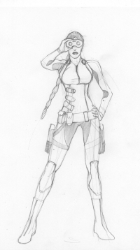 Tomb Raider Legend Outfit Exploration Sketches