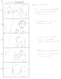Tomb Raider Legend Storyboard Sketches