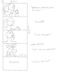 Tomb Raider Legend Storyboard Sketches