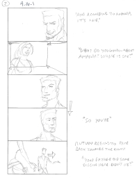 Tomb Raider Legend Storyboard Sketches