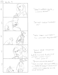 Tomb Raider Legend Storyboard Sketches
