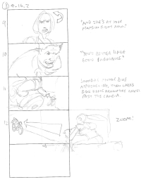 Tomb Raider Legend Storyboard Sketches