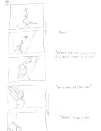 Tomb Raider Legend Storyboard Sketches
