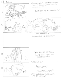 Tomb Raider Legend Storyboard Sketches