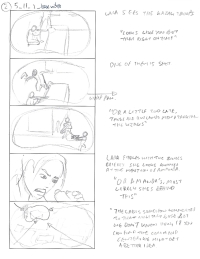 Tomb Raider Legend Storyboard Sketches