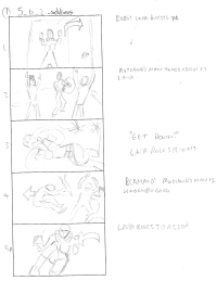 Tomb Raider Legend Storyboard Sketches