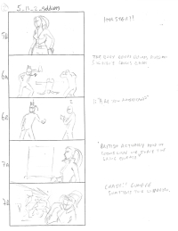 Tomb Raider Legend Storyboard Sketches
