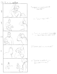Tomb Raider Legend Storyboard Sketches