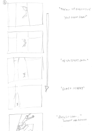 Tomb Raider Legend Storyboard Sketches