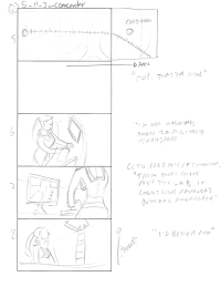 Tomb Raider Legend Storyboard Sketches