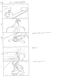 Tomb Raider Legend Storyboard Sketches