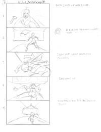 Tomb Raider Legend Storyboard Sketches