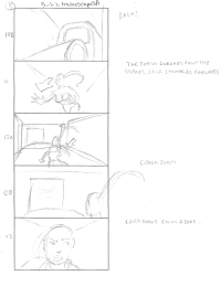 Tomb Raider Legend Storyboard Sketches