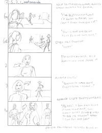 Tomb Raider Legend Storyboard Sketches
