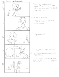 Tomb Raider Legend Storyboard Sketches