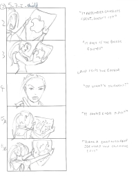 Tomb Raider Legend Storyboard Sketches