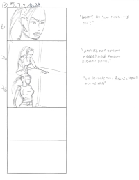 Tomb Raider Legend Storyboard Sketches