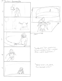 Tomb Raider Legend Storyboard Sketches