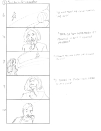 Tomb Raider Legend Storyboard Sketches