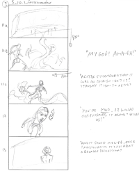 Tomb Raider Legend Storyboard Sketches