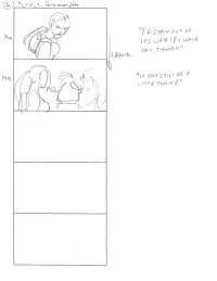 Tomb Raider Legend Storyboard Sketches