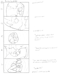 Tomb Raider Legend Storyboard Sketches