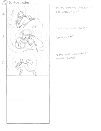 Tomb Raider Legend Storyboard Sketches
