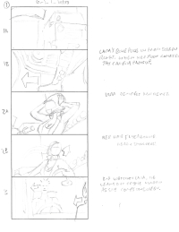 Tomb Raider Legend Storyboard Sketches