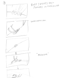 Tomb Raider Legend Storyboard Sketches