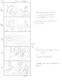 Tomb Raider Legend Storyboard Sketches