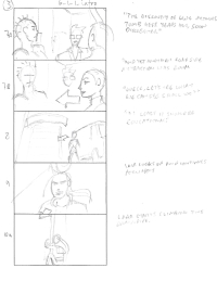 Tomb Raider Legend Storyboard Sketches