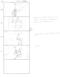 Tomb Raider Legend Storyboard Sketches