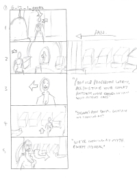 Tomb Raider Legend Storyboard Sketches